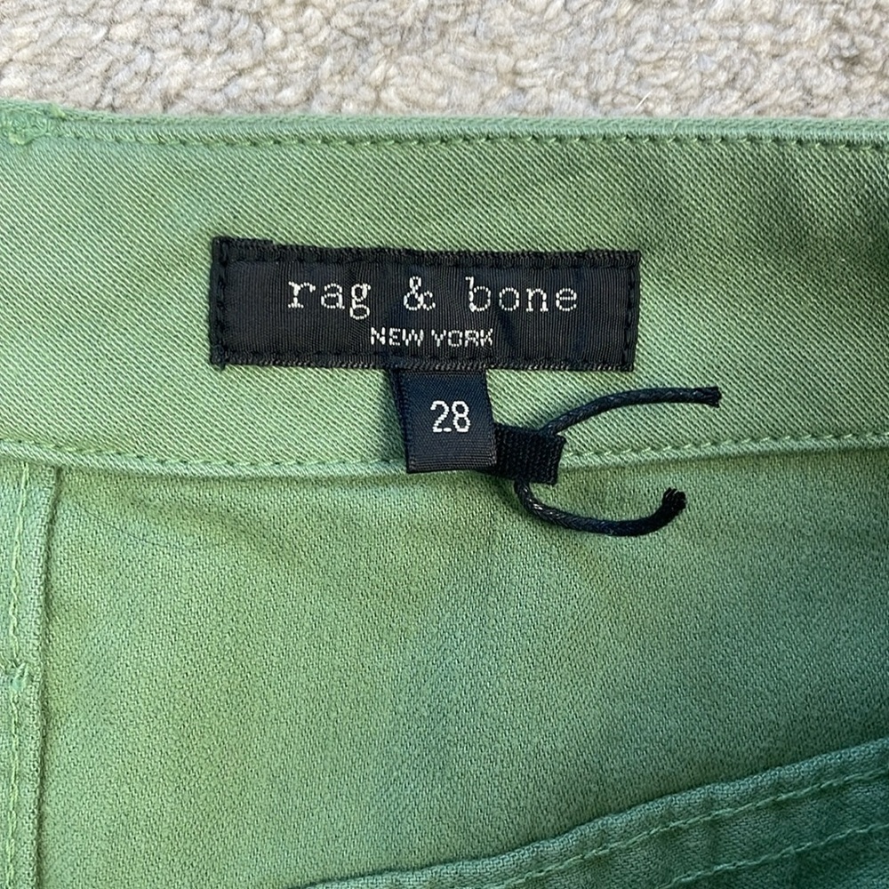 New Rag & Bone Nora Utility Cargo Pants Olive Green Gorpcore Skater Sz 28 - Picture 7 of 12